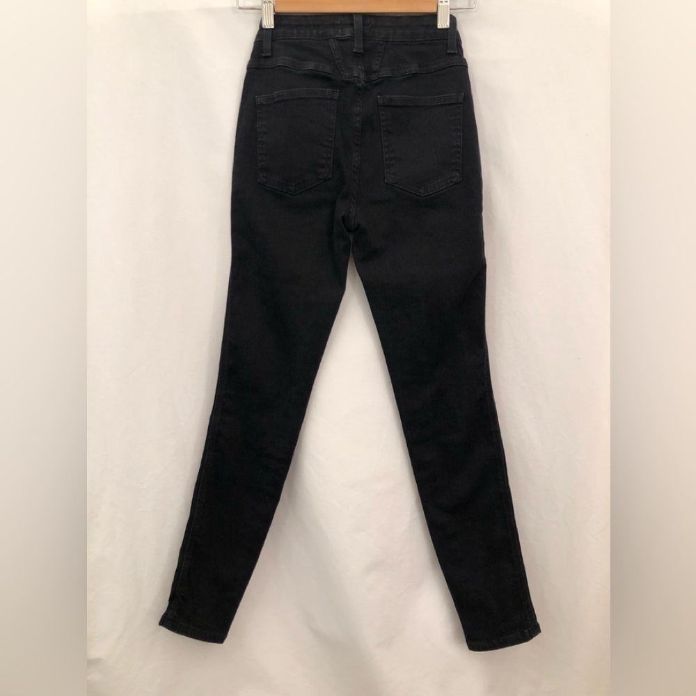 Closed Anthropologie Skinny Pusher 1920 Jeans Black Made In Italy Size 25 - Picture 4 of 14